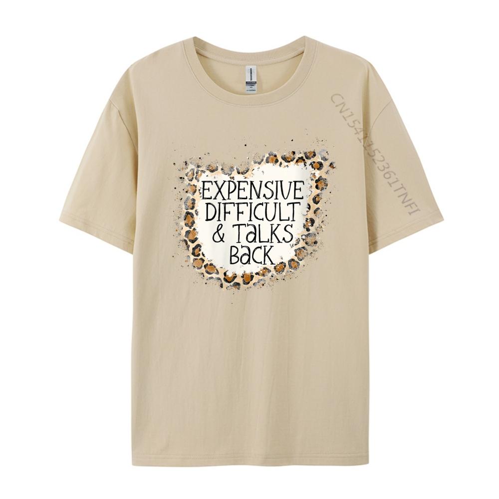 Expensive Difficult And Talks Back Harajuku T Shirt Man Cool Streetwear Natural Man Clothes Plus Size