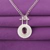 Natural Rhodolite 925 Sterling Silver Sisters Day Mother Gift Ethnic New Pendant PP-57-14