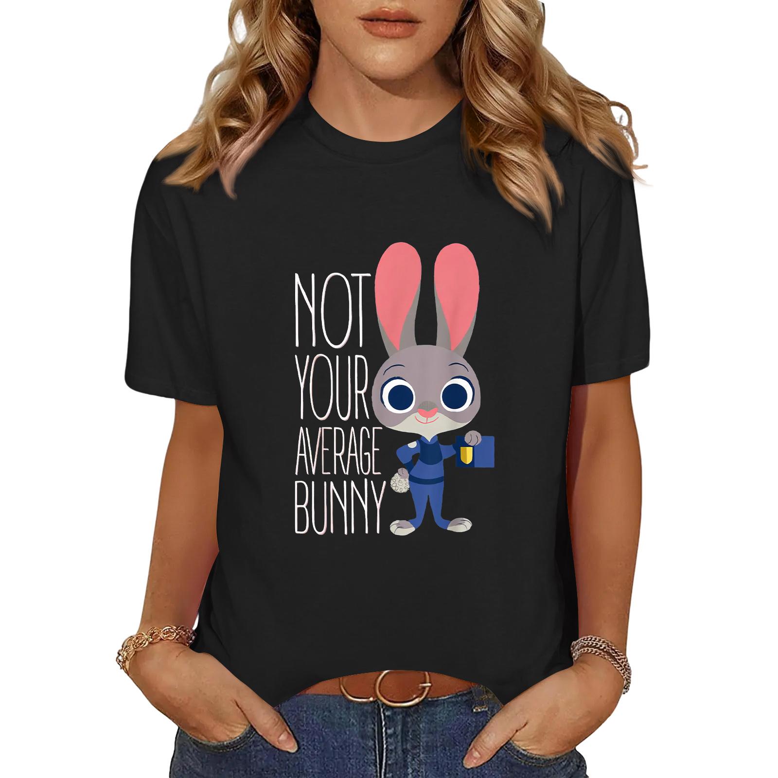 

Women s Fashionable And Comfortable Plus Size Printed Casual Short-Sleeve Top L чёрный