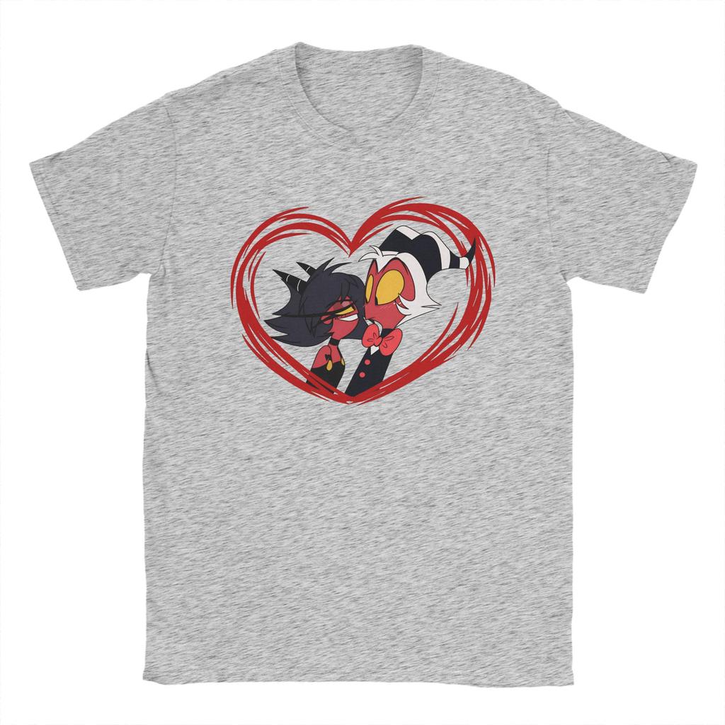 Moxxie Millie Helluvas Bosses T Shirt Summer Hip Hop T Shirts Man Cotton Crewneck Oversize Top Tees Short Sleeve Streetwear Tops