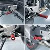 For CFMOTO 450SR 450SS 450NK 450SRS 800NK 450SRS 450/800 SS/SR/SRS/NK 2022-2024 Motorcycle Front Footpegs Footrests CNC Aluminium Alloy Foot Pedals