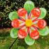 Multistyles Traditional Windmill Colorful Standing Lawn Flower Pinwheel  Outdoor Party Picnic Decor