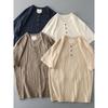 Trendy Slub Cotton Men Short Sleeve Export Export T-Shirt