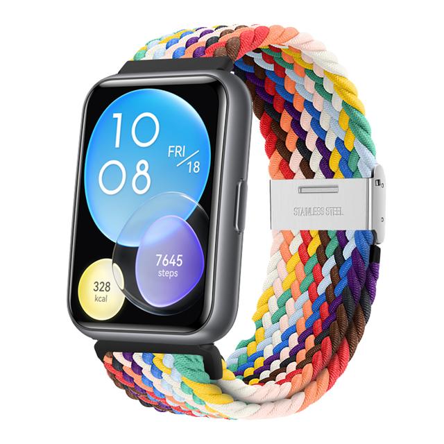 

Nylon band for HUAWEI watch fit 2 3 strap watchband accessories braided solo loop correa bracelet for HUAWEI fit 3 2025 new band HUAWEI watch fit 2