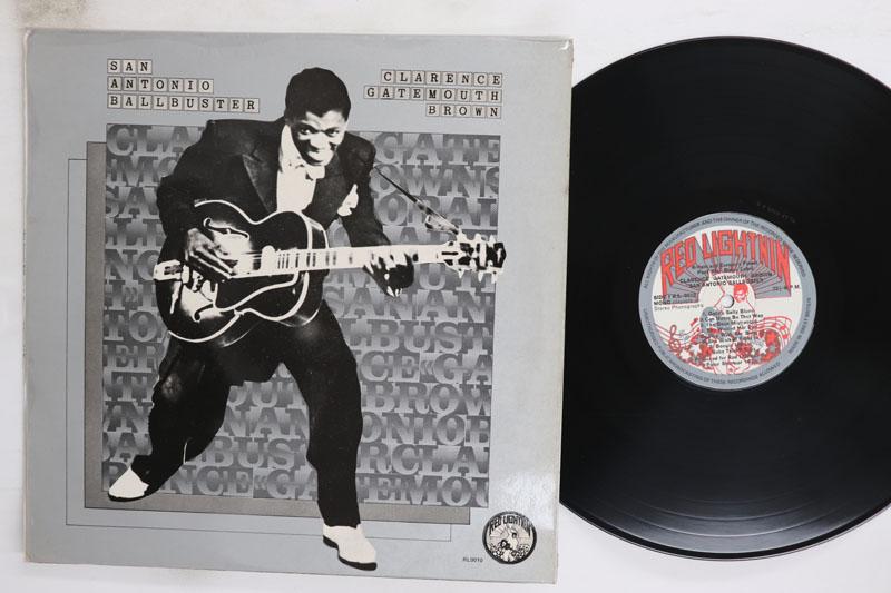 

LP Record CLARENCE GATEMOUTH BROWN San Antonio Ballbuster RL0010 Red Lightnin 1974 UK Blues Used