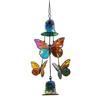 Beautiful Butterfly Wind Chimes for Outdoor Decoration Producing Gentle Melodies Enhancing Garden and Balconies