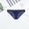 Men Underpants Breathable Mesh See Through No Bulge Pouch Low Waist Close-fitting Thin