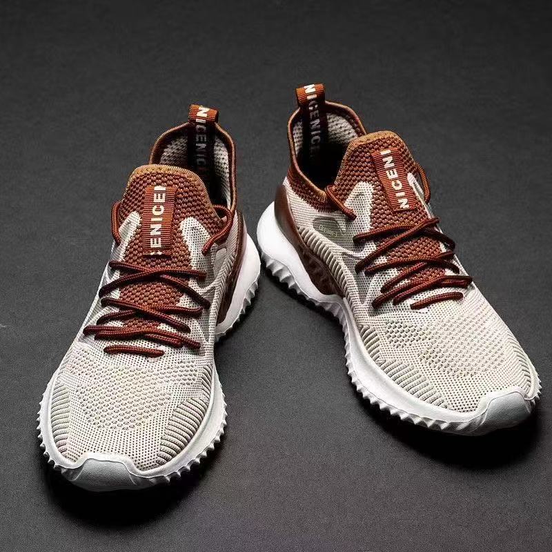 

Shock absorption and heightening label cutting breathable shoes casual sports running shoes 35 standard sports shoe size