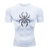 Men's Compression Athletic Workout T-Shirt, Tribal Spider Pa