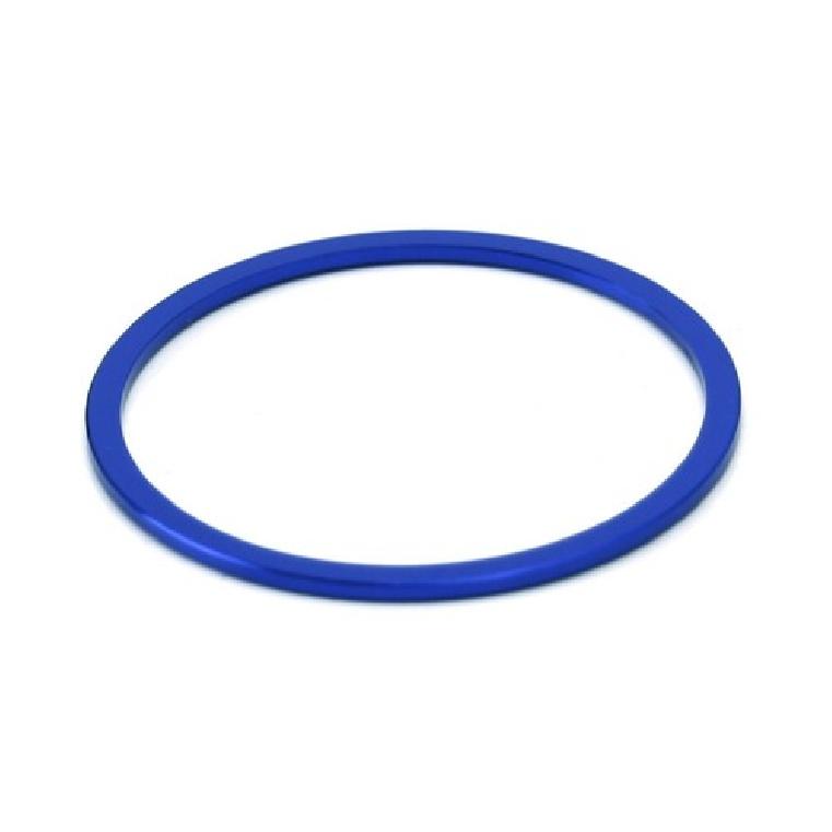 Blue Aluminum Dashboard Clock Surrounding Decoration Trims For Mercedes C E GLC