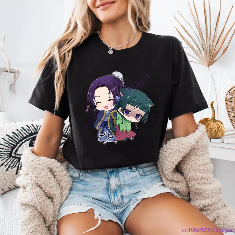 Anime The Apothecary Diaries Printed T-Shirt Women's Casual Cute Anime Shirt
