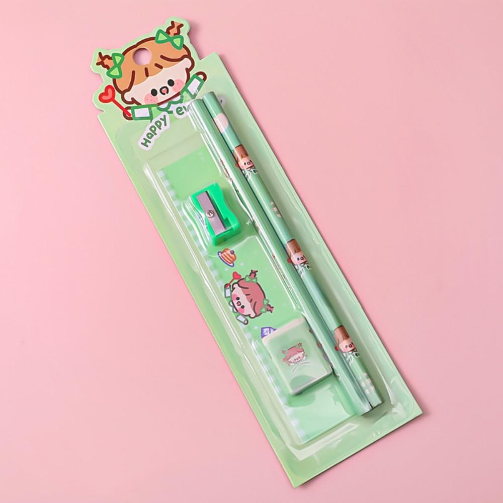 2026 New 5PCS Student Stationery Set Back To School Gift Box for Children Students Home School Start Prizes Kid Birthday Gift