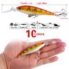 Fishing Baits Minnow Crankbaits Lures  with Metal Triple Fishing Hooks for Trout Bass Perch Fishing