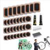Kit di Riparazione Professionale per Pneumatici da Bicicletta - Set Leggero di Toppe Vulcanizzanti per Forature di Biciclette, Pneumatici in Gomma Gonfiabili