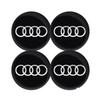 4pcs For 5w S RS A3 A4 B8 8P 8V A6 A5 Q5 B7 B6 B9 Q7 A1 A7 56/60/63/65/68mm Wheel Center Caps Sticker Car Hub Cover Decorationw5
