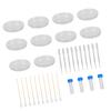 Science Petri Dishes Transparent Petri Plates for Science Experiments School Projects 10 Cotton Swabs  10 Petri Dishes
