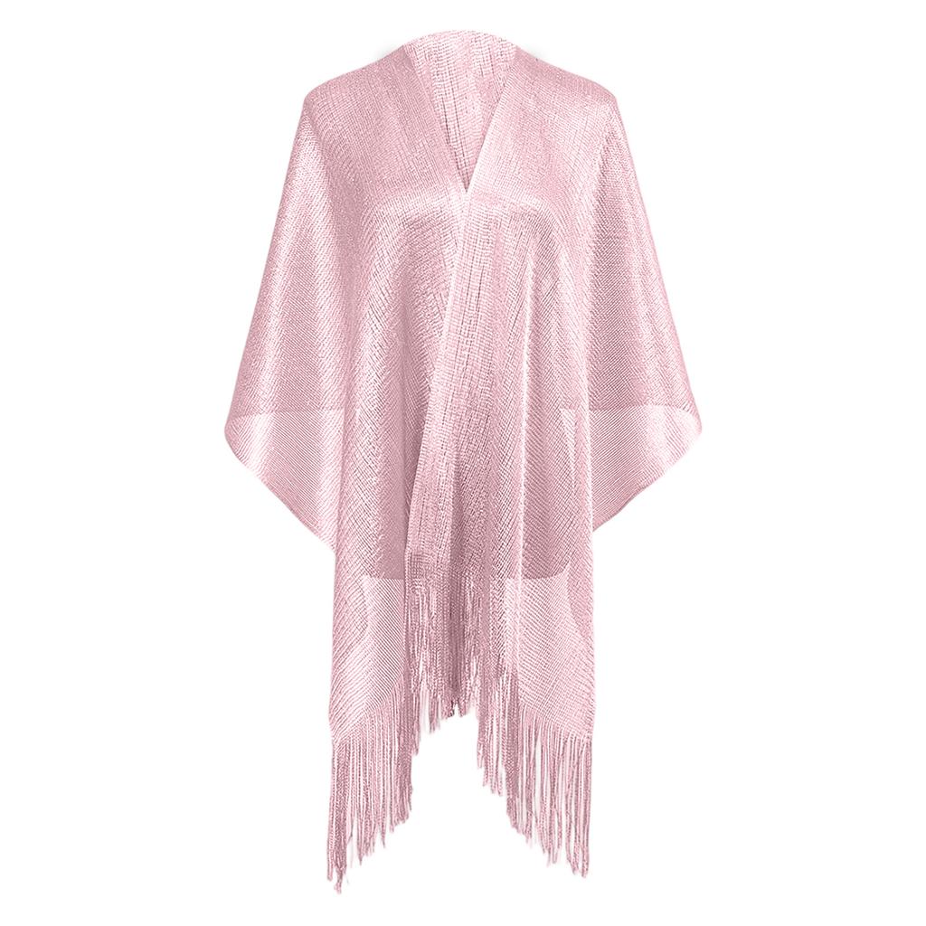 Women's Color Versatile Shawl With A Flat Scarf