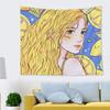 Cute and Energetic Beauty Hanging Cloth Home Wall Decoration Tapestry Office Living Room Tapestry