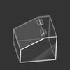 10pcs  Adhesive Clear Hinges with High Load Bearing Capacity Invisible Acrylic Hinges Set for Furniture & Cabinetry