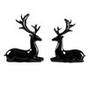 Sitting/Standing Position Deer Desktop Ornament Creative Christmas Deer Statue  Office Desktop