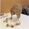 Handmade Hats Stacked Thin New Woven Hollow Retro Knitted Literary Bag Head Wool Hat Women