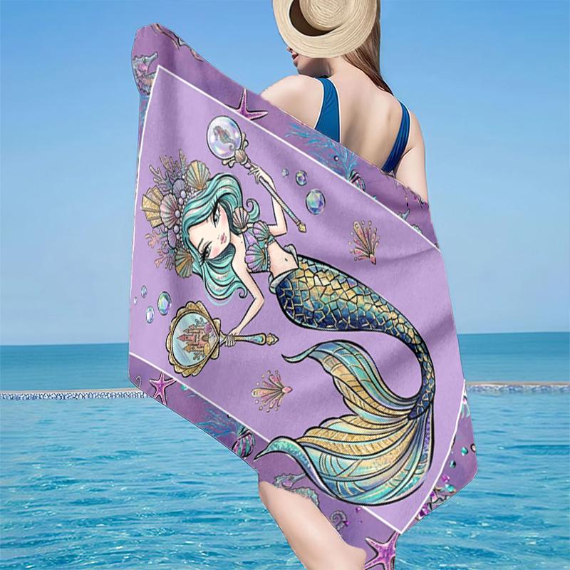 

Dreamy Fairy Tale World Beach Towel, Super Soft Microfiber, Gift for Her/Him, Birthday, for Pool, Beach, Travel, Home Decor Fan gifts 70cmx140cm(27x55inch)