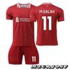 2024/2025 Liverpool Salah Kids Home Jersey Red Polyester Sportswear