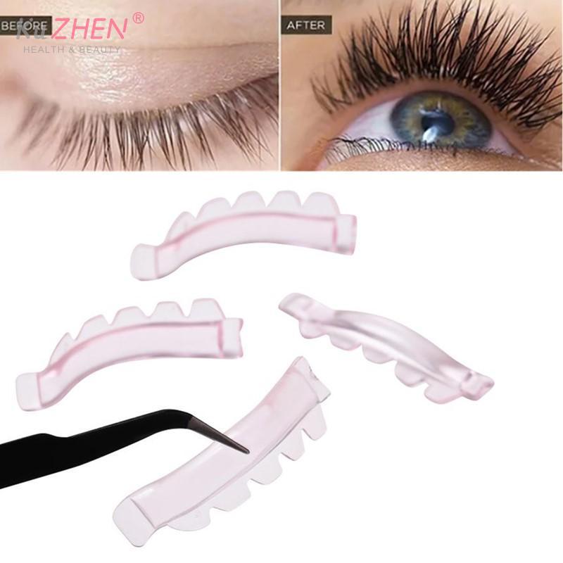 12Pcs/6size Lash Lift Pads, Jelly Lash Lift Rods Self Adhesive Silicone Pads C-Curl Eyelash Lifting Shield,DIY Use At Home