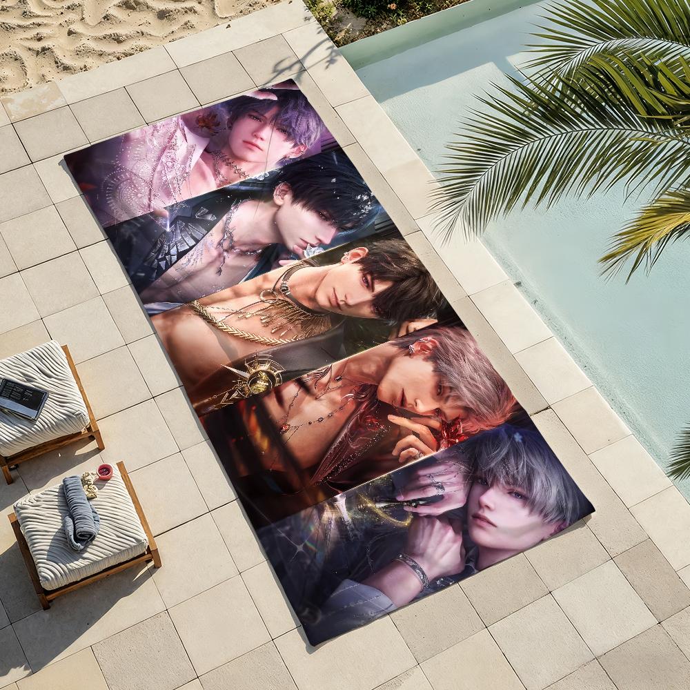 Caldo Gioco L-Amore e Spazio Profondo Asciugamano Doccia Sauna Viaggio Spa Asciugatura Rapida Accessori Palestra Morbidi Grandi Asciugamani da Spiaggia
