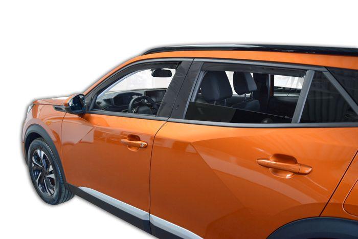 Déflecteurs d'air - SCOUTT - Peugeot 2008 - Fumé - Acrylique renforcé - Installation facile