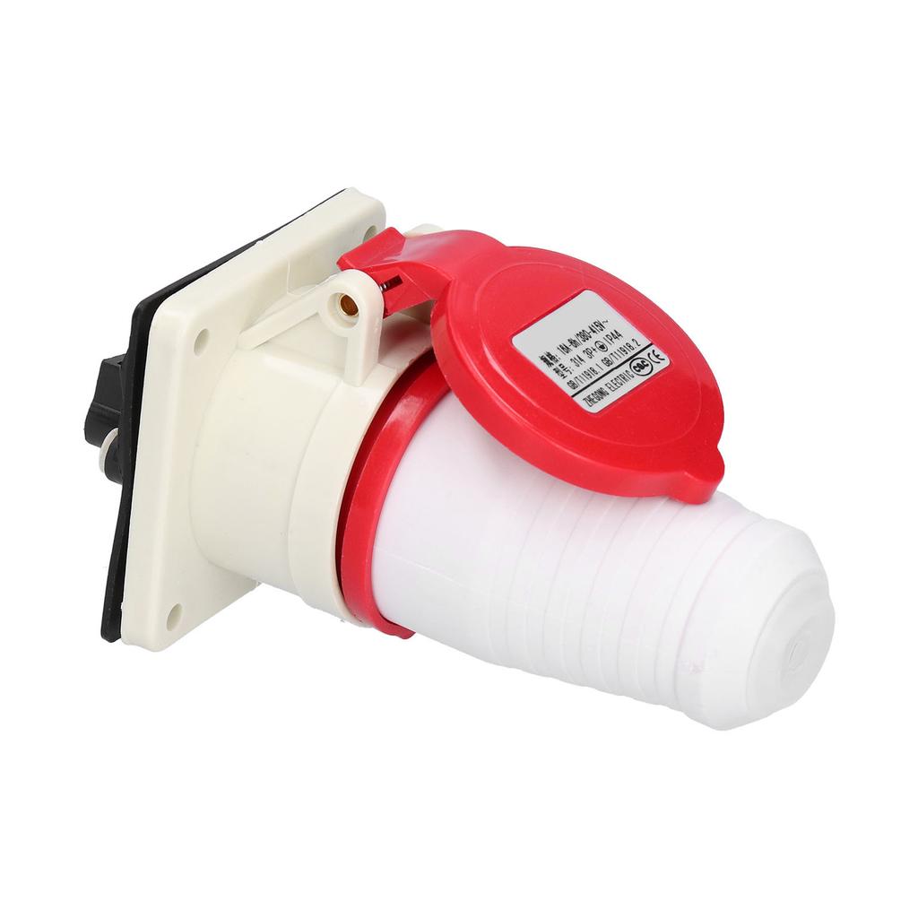 Fișă de alimentare cu 4 pini 3 faze Impermeabilă Set conector soclu cu montare ascunsă 380V415V 16A 3P+E