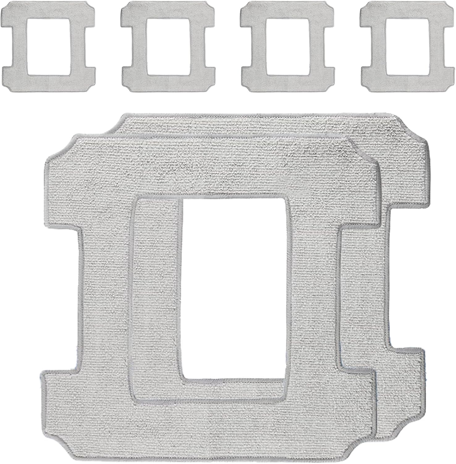 Cleaning Pads for Ecovacs Winbot W1 Pro / W1 / W2 Omni / W2 Robot, Replacement Mop for Ecovacs, Microfibre Mop Cloth Washable