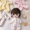 Overalls For 1/11OB11 Dolls Handmade Hoodies Doll Hoodies Clothes Doll Tops Sweatshirt Outfits