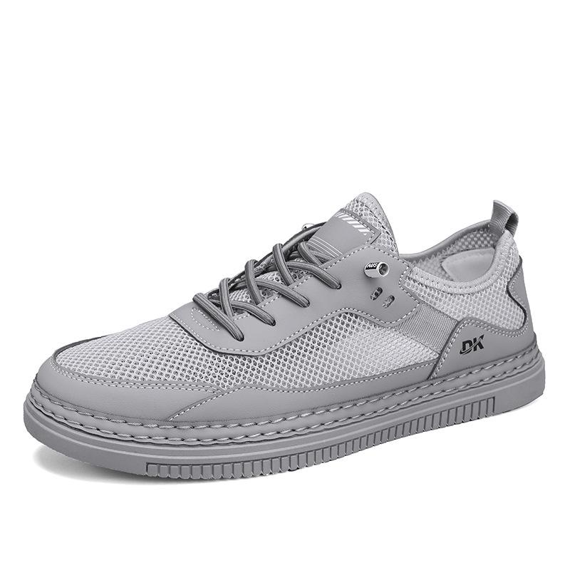 

Летние молодежные кроссовки Mesh Lazy Man Step on Breathable 2024 года 44 серый
