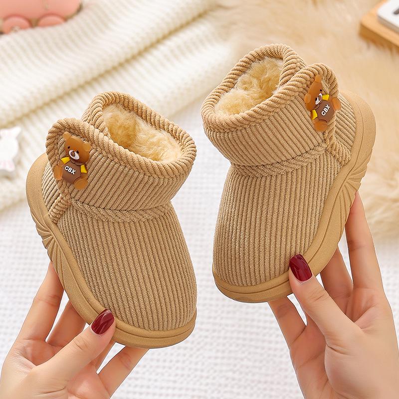 Winter Cotton Shoes for Boys & Girls - Cold-Proof, Breathable Toddler & Infant Princess Style