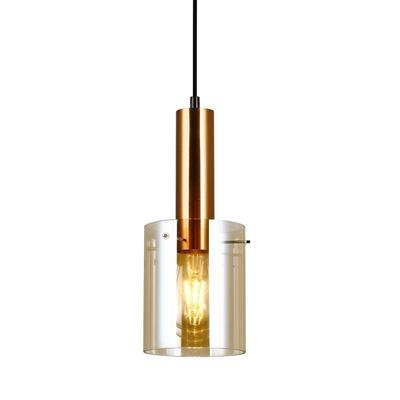 Lampa Wisząca Sardo PND-5581-1-BRO+AMB Italux