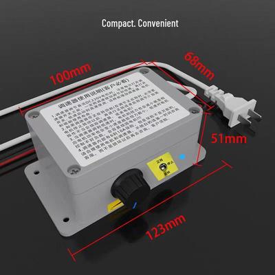 AC220V Speed Control for DC Brushed Motor, Forward/Reverse Rotation, Compatible with 220V Drill Machine Table.