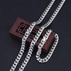 Men's Thick Stainless Steel Cuban Link Chain Bracelet/Necklace