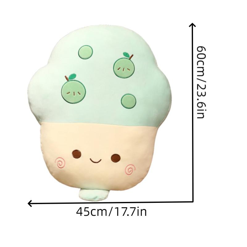 Cute Ice Cream Throw Pillow Plush Doll Soft And Colorful Design Perfect For All Ages