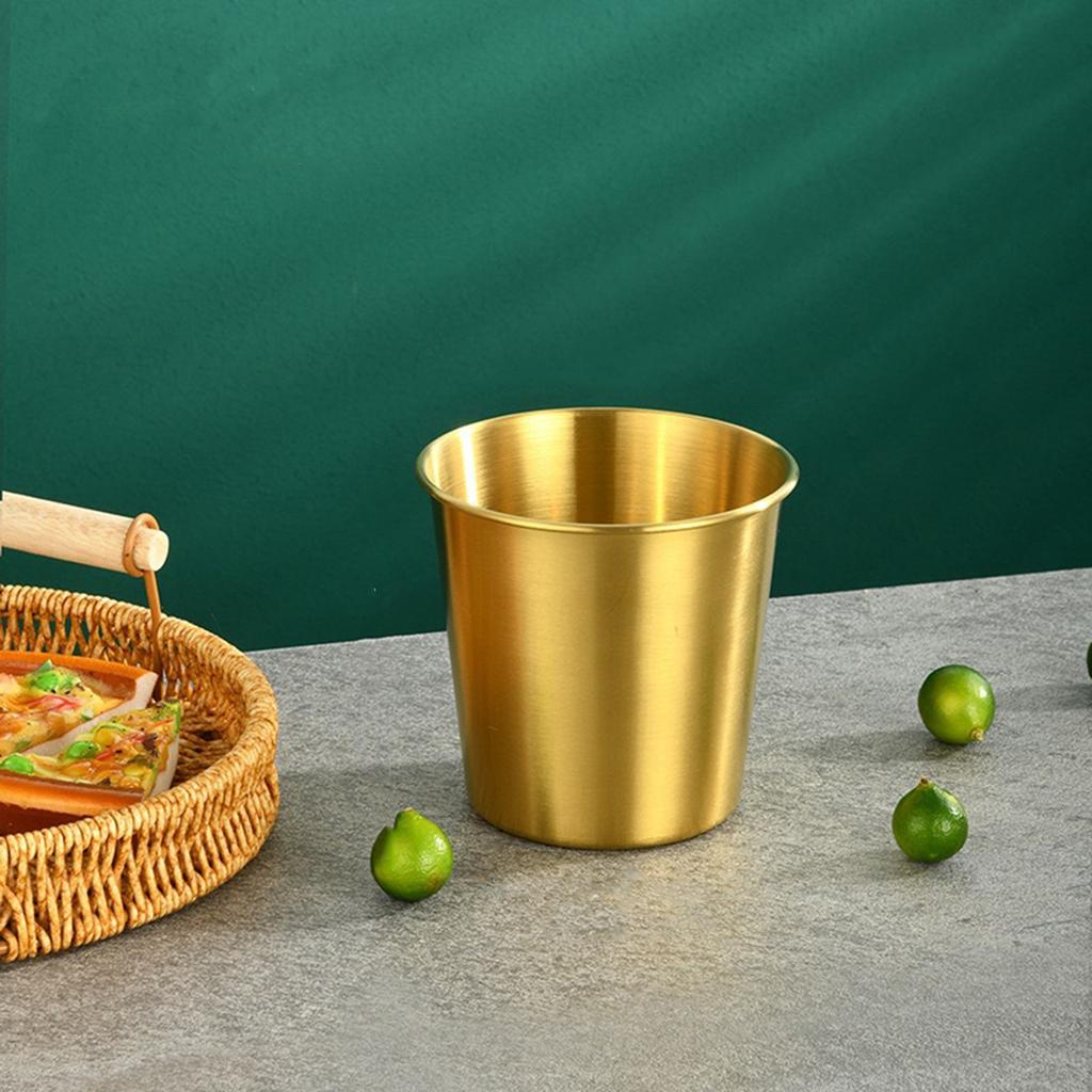 Stainless Steel Bar Ice Bucket Bucket Wine Spit Wine Barrel Container for KTV Club Bar Wine Bucket