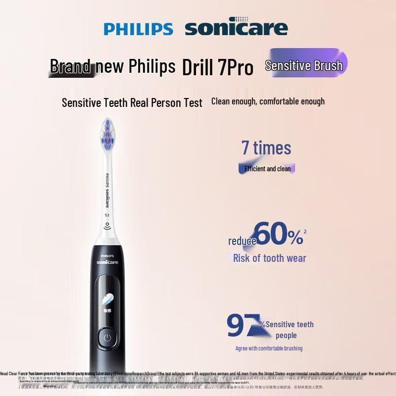 Philips DiamondClean 7 Series Sonic Electric Toothbrush with Screen CN Plug (adapter Included)