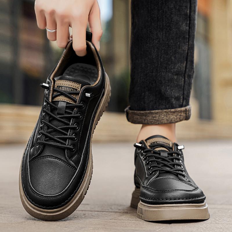 Men's Spring New Breathable Waterproof Non-slip Sports Shoes 4546 Size Casual Student Trendy Sneakers Rubber Outsole