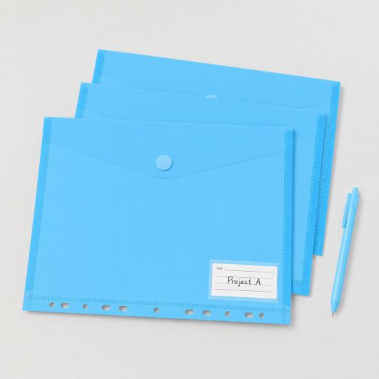The Curved Flip Cover Features A Fastener Tape That Keeps Papers Firmly in Place