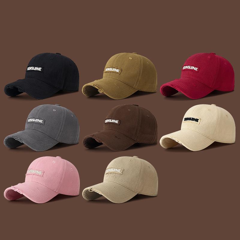 Letter Baseball Cap Men's Sunshade Baseball Cap Women's Snapback Hat Sun Visor Hats Fishing Hat Peak Cap