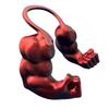 Cat Muscle Arm 3D Printed Funny Cat Neck Arm with Muscles Creative Photo Shoot Props for Cat Birthday Party