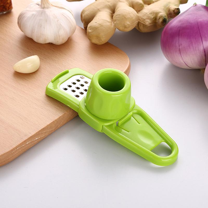 

Garlic Peeler Ginger Garlic Press Grinding Grater Planer Slicer Garlic Crusher Chopper Cooking Tool For Kitchen Grater Grinder зелений