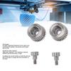 2Pcs Extruder Gear All Metal Dual Extruder Wheel Set for K1 K1C K1 Maximum for Ender 3 V3 for Ender3 V3 Plus