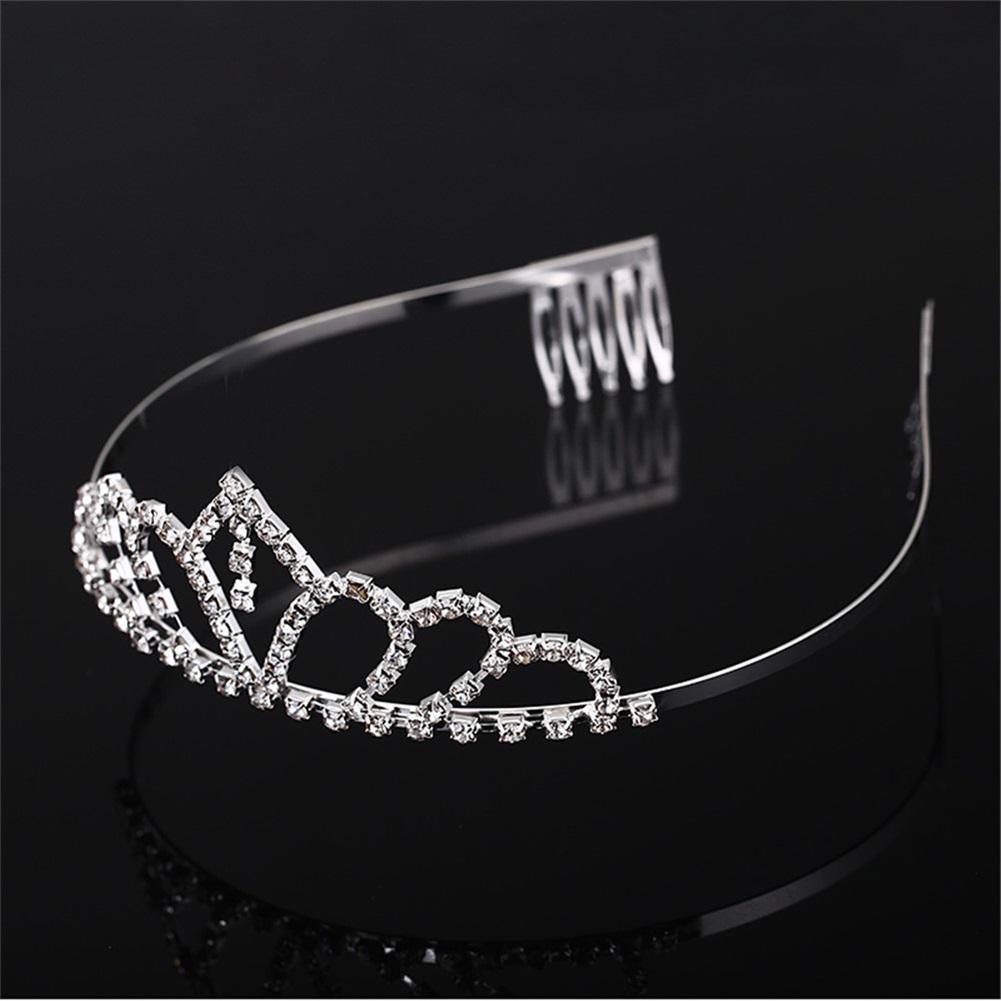 Women Crown Decoration Hair Clip Hairpin Accessory for Wedding Princess Show