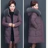 Cotton Jacket Women's Slim Down Cotton Jacket Mid-length Fashion Women's