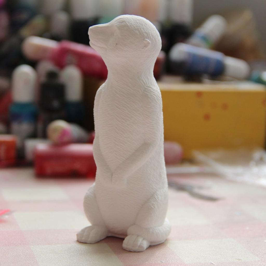 Surikater Lysstøpeform Silikonform for Unike Håndlagde Håndverk Epoxy Resin Skrivebordsdekorasjon Lagingsform